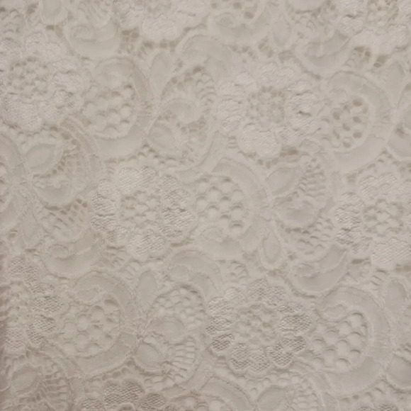 Robbie Bee Signature Lace 3/4 Bell-Sleeve Sheath Dress Ivory Size Medium - Picture 5 of 7